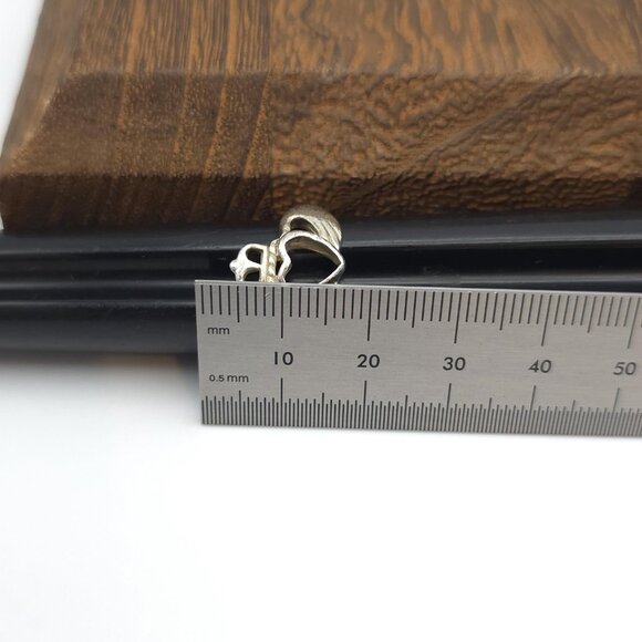 Size 7 Sterling Silver Claddagh Rustic Ring A1348 - Picture 5 of 6